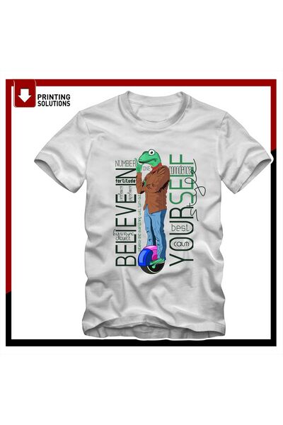 BELIEVEN_YOURSELF / Unisex T-Shirt / DTF TRANSFER BASKILI