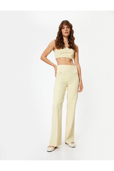 Koton Gelbe Hosen für Damen