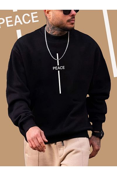 Moda Glo Унисекс суитшърт Peace
