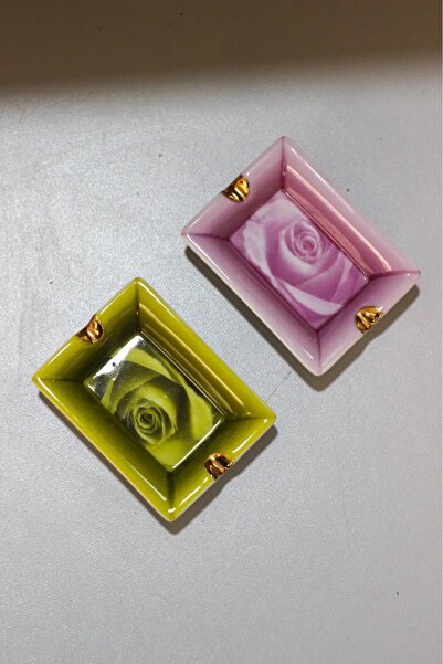 madamcamilla Τασάκι από πορσελάνη Lucky Art Bone 2 τεμαχίων 6x8cm 1923