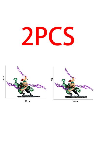 Choice One Piece 18cm Anime Figure GK Roronoa Zoro Three-blade Sa-maximum Manga Anime Statue Action Figu...
