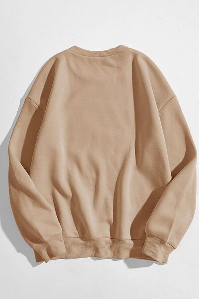 Moda Glo Unisex Φούτερ Los Angeles Navy Blue Oversize