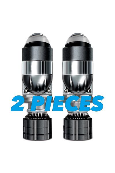 Choice H4/9003/HB2 Hi/Lo Left-Hand-Drive Stella 2Pcs 160W 220000LM Auto Mini Lens LED H4 Headlight Bulb Con