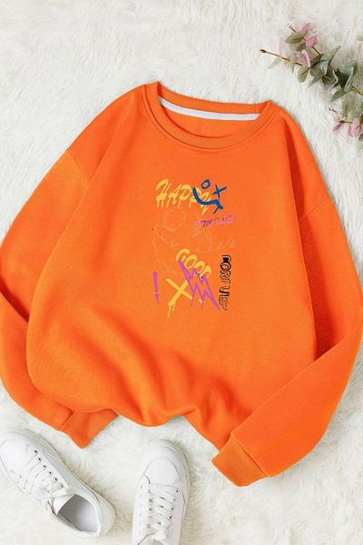 Moda Glo Hanorac din bumbac unisex Happy Smile