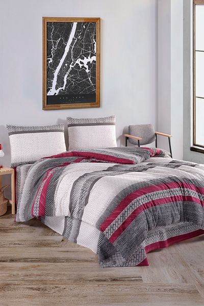 Lorateks Lima Double Cotton Bedding Set |   Duvet Cover |   Dowry Set |