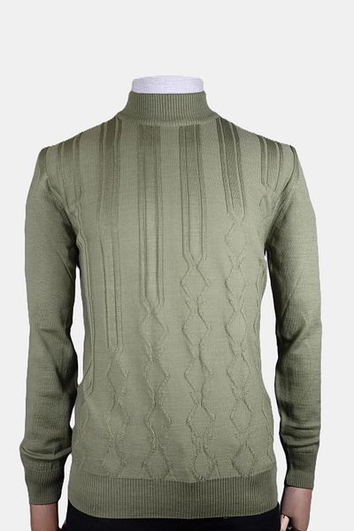 Nehir 244101204   Nehir Y. Fisherman - Green Knitwear