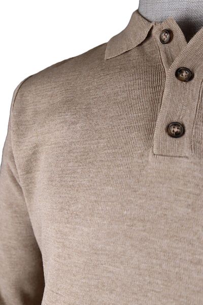 Nehir 244700306   Beige Colored River Polo Collar Knitwear