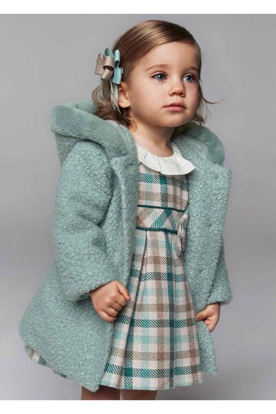 MAYORAL Kışlık Kız Bebek Kürklü Kaban Mont