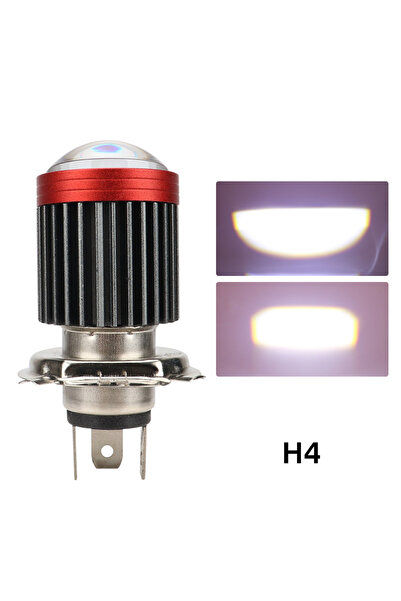 Choice H4 White White H4 LED H6 BA20D LED Motorcycle Headlight Bulbs CSP Lens...