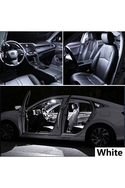 Zitwo White 13pcs Canbus Led Bulb Interior Map Dome Trunk Light Kit For Kia Niro Ev Plug-in 2016 201
