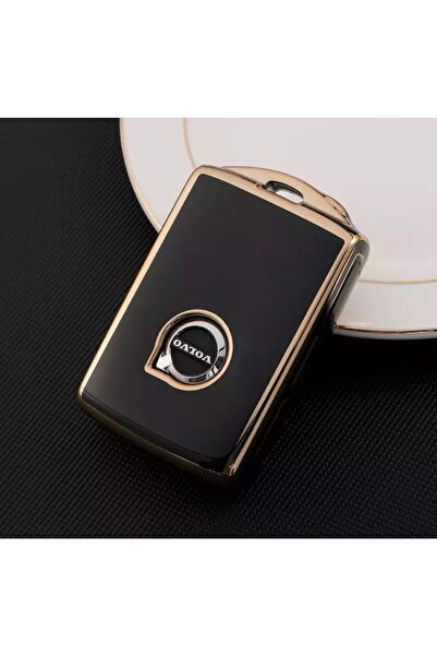 emii auto spare parts Volvo 2021-25 Model Xc40 Xc90 Xc70 S60 Anahtar Kılıfı Siyah/gold