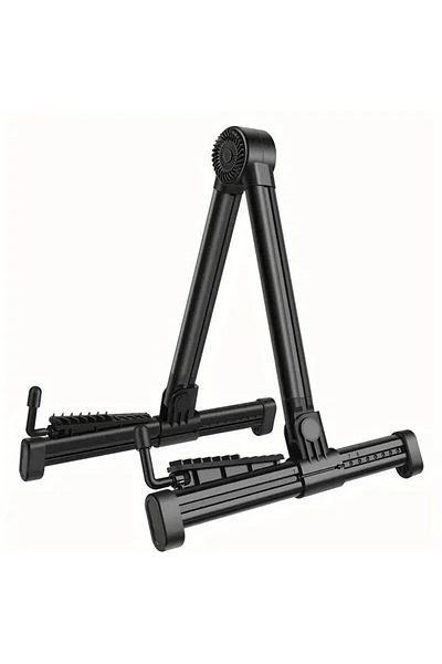Miwayer Balck Guitar Stand Folding A Frame Floor Universal Abs For Acoustic Classical Electric Bass