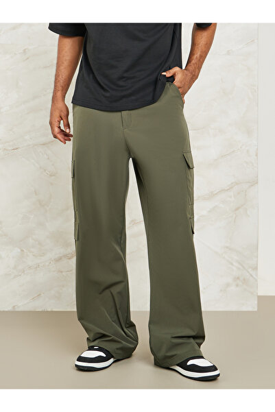 Styli Relaxed Fit Cargo Pocket Detail Pants