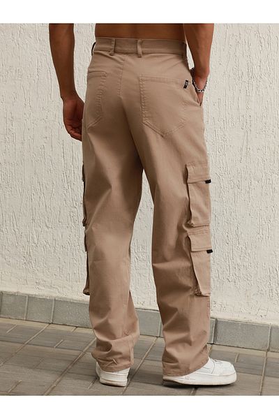 Hubberholme By Styli Straight Fit Double Cargo Pocket Pants