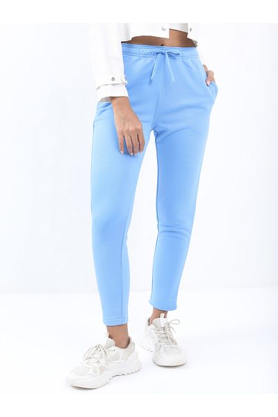 Ketch By Styli Solid Mid Rise Jogger with Drawstring