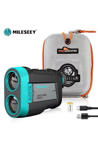 Mijia جهاز قياس المسافة بالليزر للجولف PF260 من Mileseey، مزود بخاصية قياس الميل والاهتزاز والمغناطيسية، قابل لإعادة الشحن عبر منفذ USB
