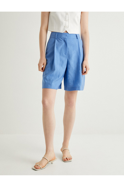 Koton X Melis Ağazat - Yüksek Bel Palazzo Şort