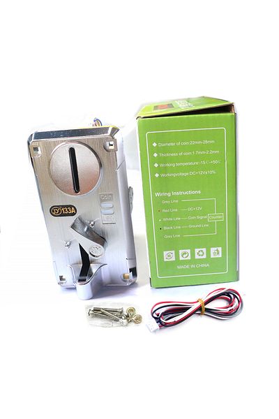Choice Silver and cable Jy133a Comparable Smart Cpu Coin Acceptor Token Selector Mechanism Crane Vending Pi