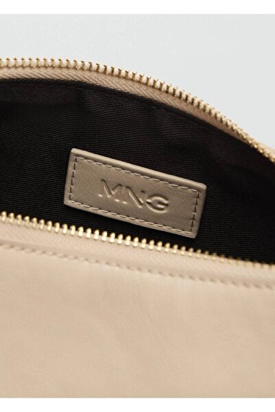 MANGO Woman Çift saplı zincirli çanta