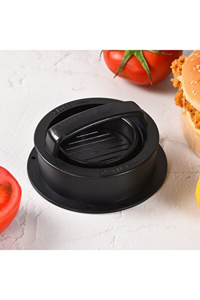 Choice مكبس برجر دائري أسود، مكبس برجر، شواية لحم بقري، مكبس برجر غذائي، مكبس لحم، شرائح لحم