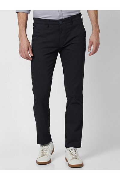 Integriti By Styli Textured Slim Fit Pants