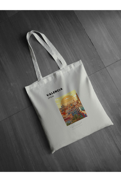 redame حقيبة حمل قماش فالنسيا إسبانيا - سلسلة المدن - سلسلة المدن