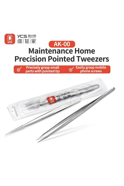 Choice AK-00 YCS AK-00 Precision Repair Pointed Tweezers for Mobile Phone Repair Motherboard Chip Flying Wi