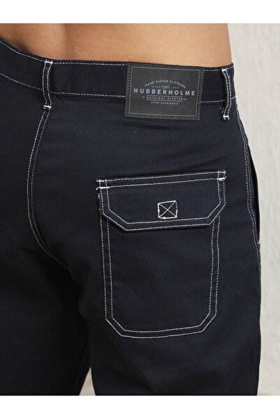 Hubberholme By Styli Relaxed Fit Cargo Pants with Contrast Stitch Detail