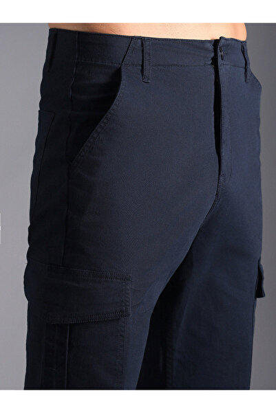 High Star By Styli Mid Rise Straight Leg Cargo Cuffed Pants