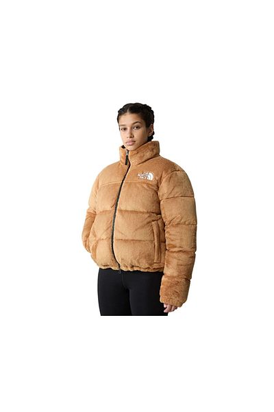 THE NORTH FACE W Versa Velour Nuptse Women's Outdoor Coat - 600 Padded Goose Feather (Brown) Nf0A84F9I0J1