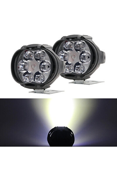 Choice 2 قطعة 2 قطعة 6 مصابيح LED للدراجات النارية ذات السطوع العالي مصابيح ك...