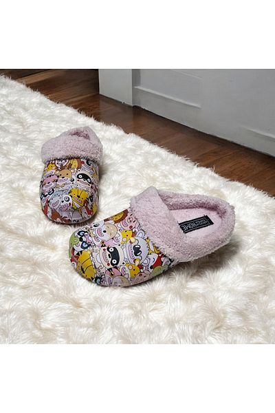 AkınalBella Casual Furry Cheerful Animal Figure Home, Classroom, Nursery Slippers