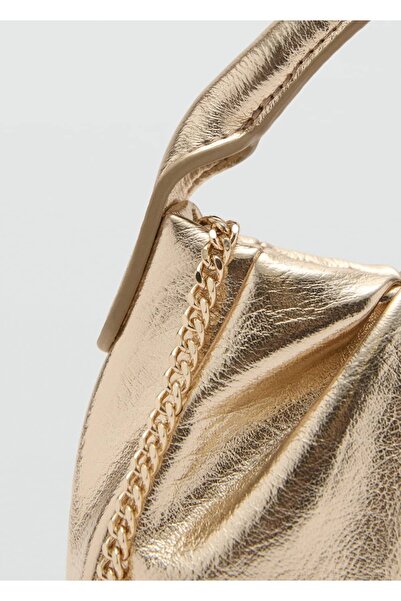 MANGO Woman Boncuklu Bucket Çanta