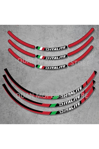 Choice 1 set Wheel Hub Modified Decals Reflective Waterproof Sticker Rim Rim Pull Flower 2021 2022 For Ital