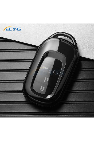 Choice Black Tpu Car Key Case Cover Shell Fob For Honda 2022 2023 2024 Accord Civic Hr-v Cr-v Pilot Sport S