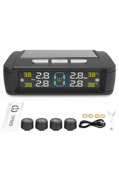 Choice27 Exteral Sensors Tire Pressure Monitoring System Auto Security Alarm ...