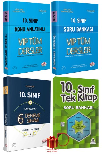 Editör Yayınevi Editör Yayınları 10. Sınıf Konu Anlatım+Soru Bankası+10. Sını...
