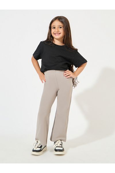 Styli Basic Baby Flare Full Length Leggings