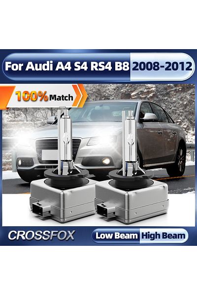 Choice 6000 K Ultra-brightness Xenon Hid Headlight Bulbs Canbus No Error D3s 6000k Front Lamps For Audi A4