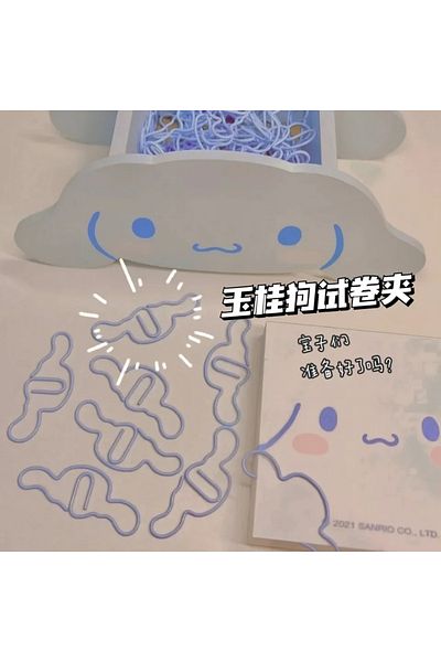 Choice 2 20 Pack Sanrioed My Melody Cinnamoroll Cartoon Model Doll Kawaii Anime Bookmark Student Study Boo.