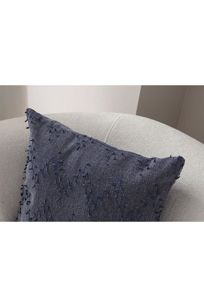 dekomall home & living Blue Bohemian Punch Woven Set de 2 - Husă de pernă cu model în zig-zag