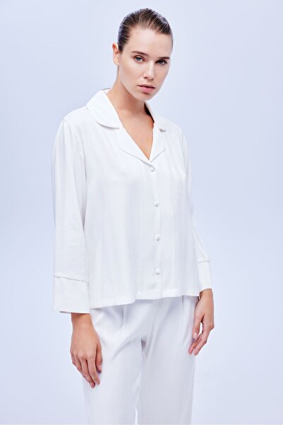 MAISON NIDA Palmer Alt Üst Takım Ekru 1629