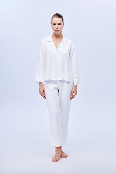 MAISON NIDA Palmer Alt Üst Takım Ekru 1629