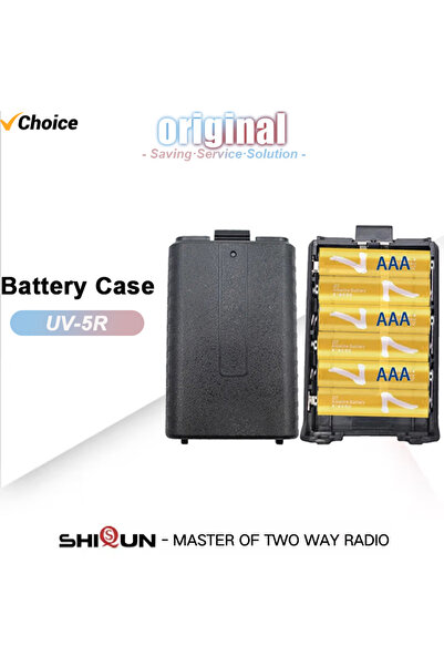 choice2 Baofeng UV-5R Battery Case Shell Extended Battery Housing BL-5 6xAAA ...