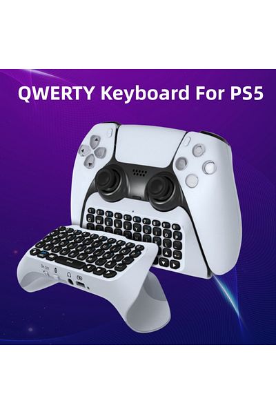 DUTRIEUX لوحة مفاتيح لاسلكية لوحدة تحكم PS5، لوحة ألعاب محمولة صغيرة 3.0 مع وحدة تحكم ألعاب مدمجة...