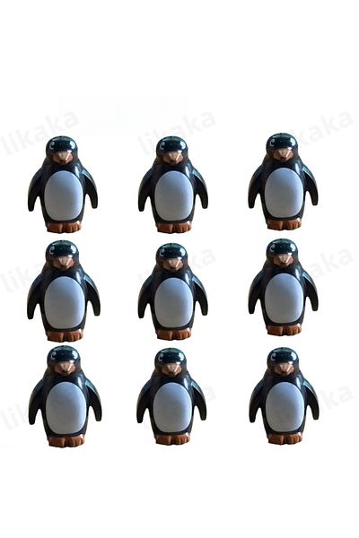 Choice 9PCS Glacier Antarctica Penguins Building Blocks MOC Animals DIY Toys Compatible Mini Blocks Toys...