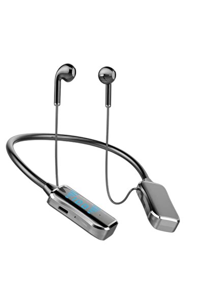 Choice سماعات أذن بلوتوث BK 30H عمر البطارية صوت ستيريو شاشة LED سماعات أذن ل...