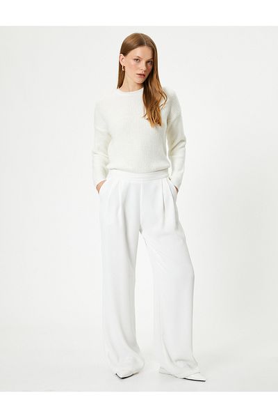 Koton Long Sleeve Basic Knitwear Sweater - Crew Neck