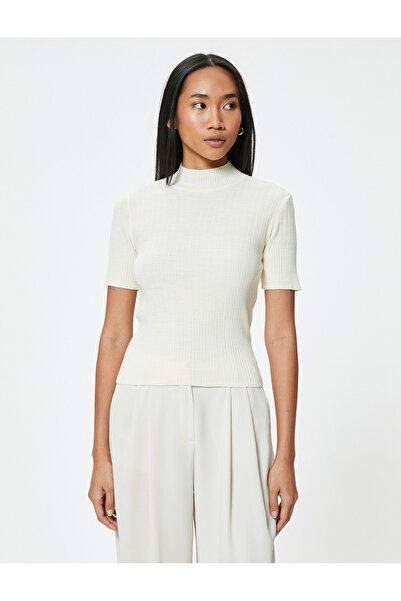 Koton Πλεκτό πουλόβερ με κοντό μανίκι