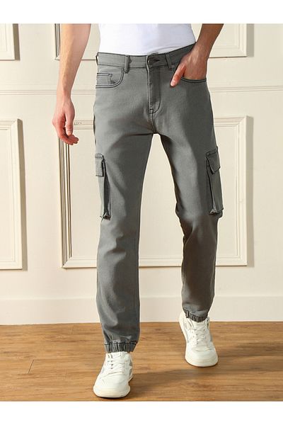 Dennis Lingo By Styli Elastik Paçalı مقاس عادي من Kargo Jogger Pantolon